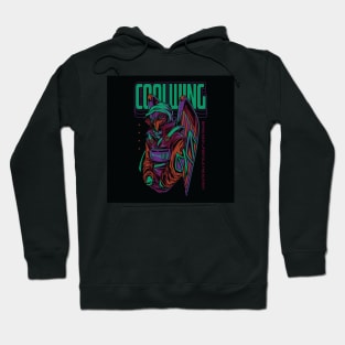 cool-eagle-illustration-with-poster-style Hoodie